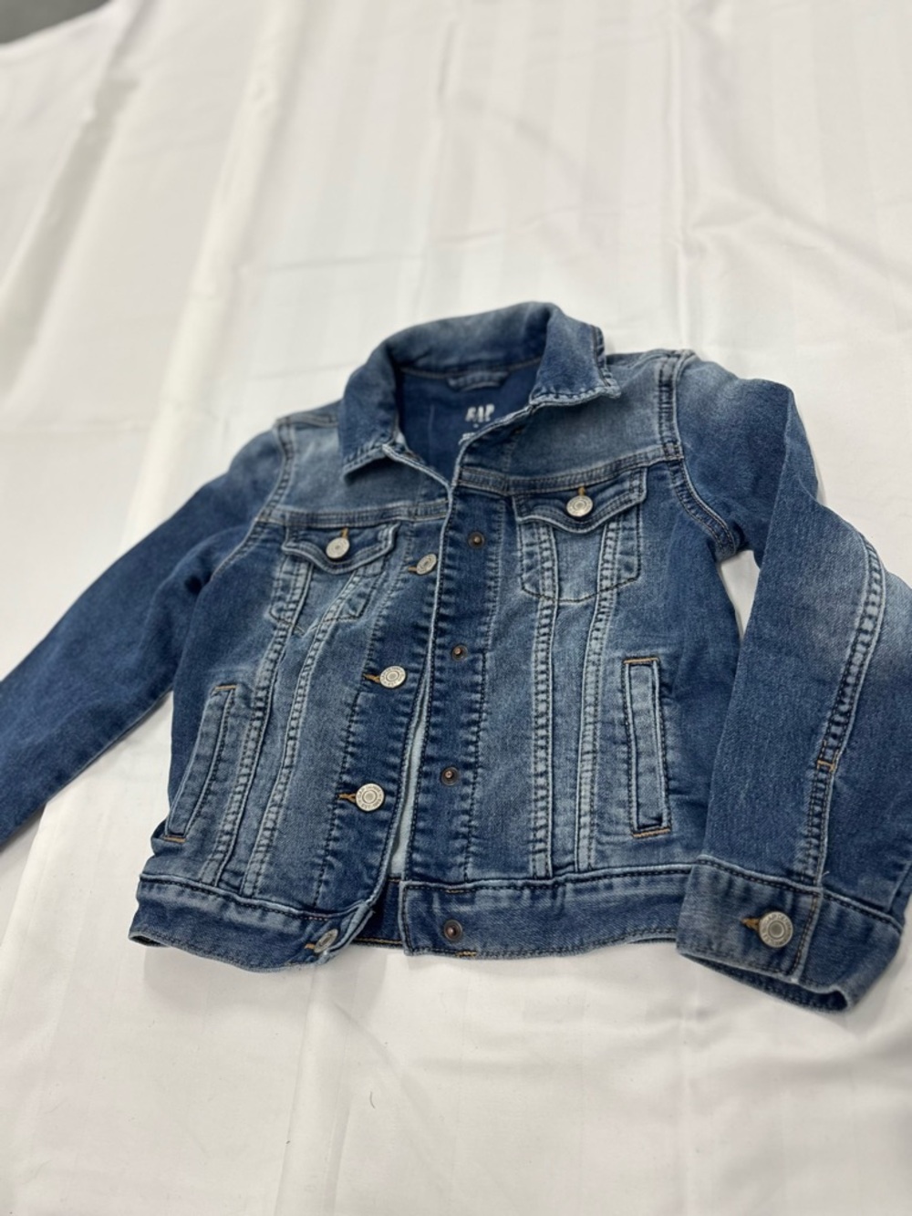 GAP Kids Blue Washed Denim Jacket